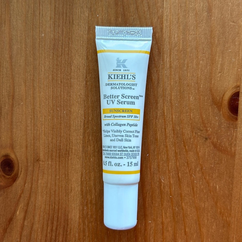 Kiehl's - Better Screen UV Serum SPF 50+ Facial Sunscreen with Collagen Peptide